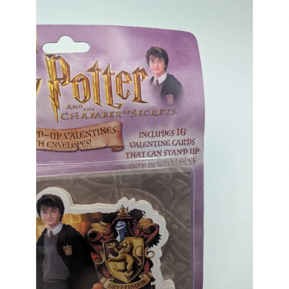 Harry‎ Potter and the Chamber of Secrets 16 Stand Up Valentines with Envelopes